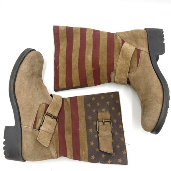 😍💙SUPER CUTE SBICCA VINTAGE COLLECTIONS ~Leather suede/uppers size 6.5 USA - Picture 2 of 8